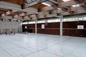 Viele Vereine und Schulen trainieren in der Anton-Bezler-Halle. Quelle: S. Kerpf/Stadt Augsburg.