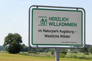 Im Westen Augsburgs beginnt der 1200 Quadratkilometer große Naturpark Westliche Wälder. Quelle: Florian Pittroff