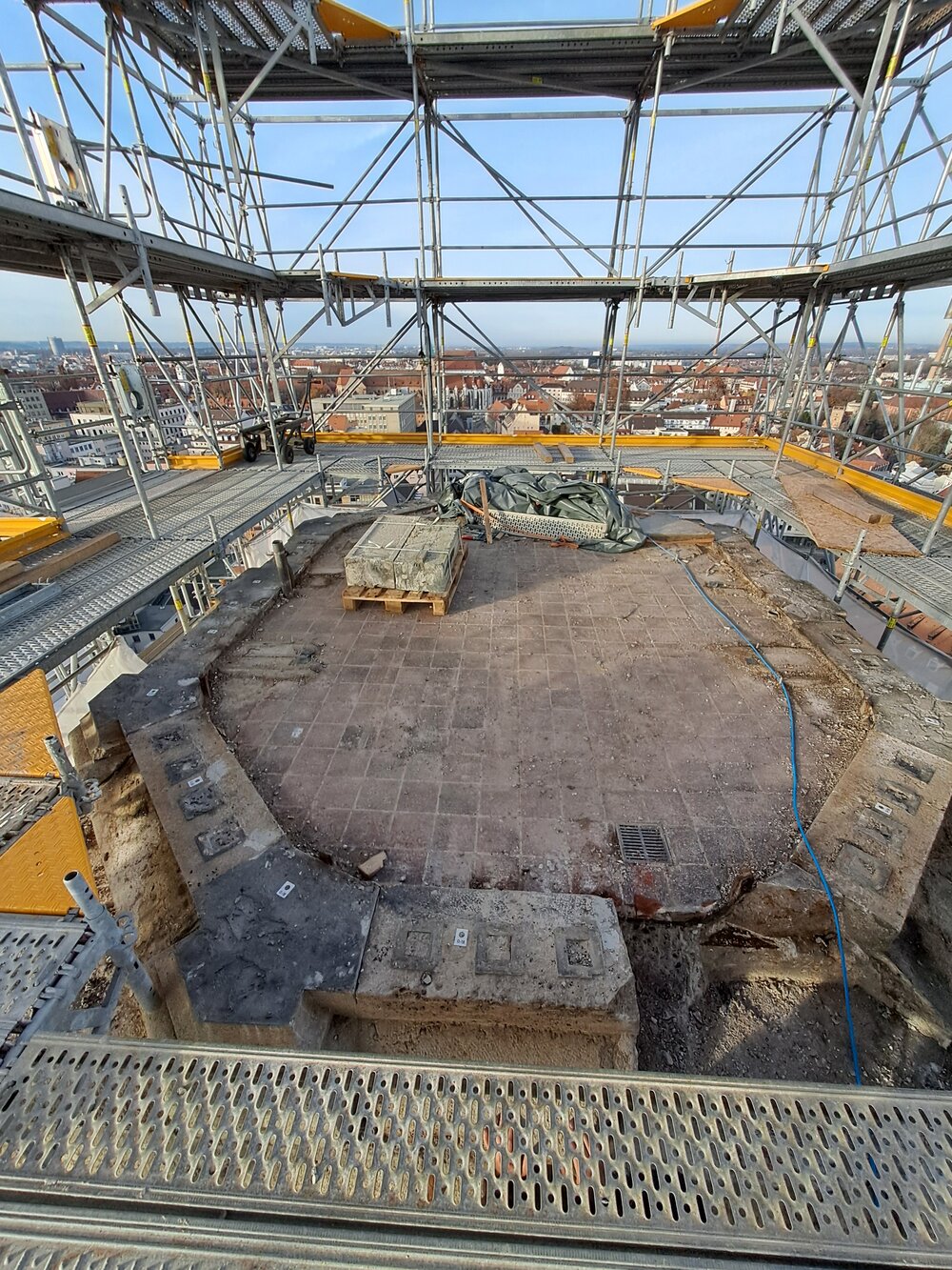 Aussichtsplattform ohne Säulenelemente