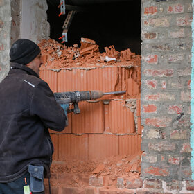 Ab Donnerstag, 20. November, beginnen die Durchbrucharbeiten für eine bessere Verbindung zwischen Fleischhalle und Bauernmarkt
