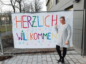 Ein Prosit auf den gelungenen Neubau der städtischen Kita Schwimmschulstraße