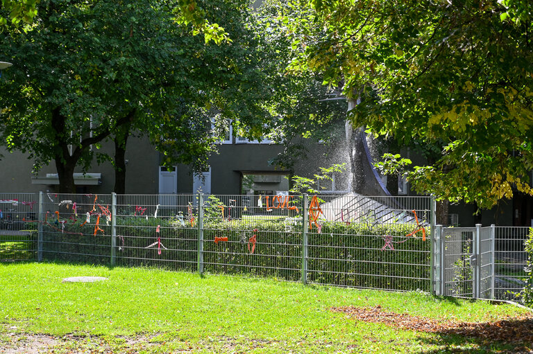 Blériot-Grundschule: neuer Zaun