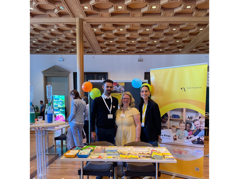 Stand Kindertagesbetreuung Neubürgerempfang
