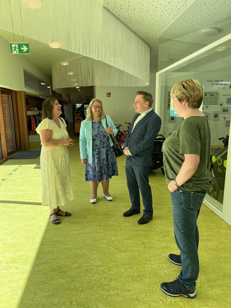 v.l.n.r.: Martina Wild, Marianne Frey, Volker Ullrich und Carolin Häring