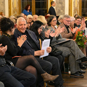 Preisverleihung des Bertolt-Brecht-Preises 2026 der Stadt Augsburg an Emine Sevgi Özdamar. 