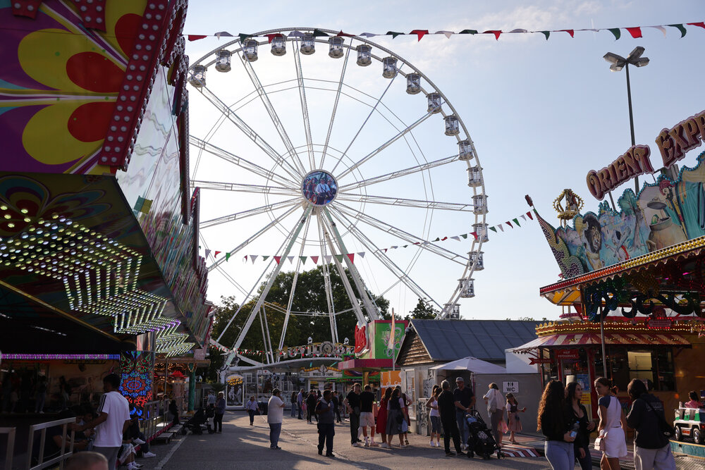 Ein Höhepunkt auf dem Herbstplärrer: das Riesenrad