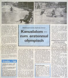 5.4.a Presseberichte zu den olympischen Spielen am 