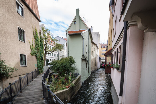 Lechkanäle in der Augsburger Altstadt