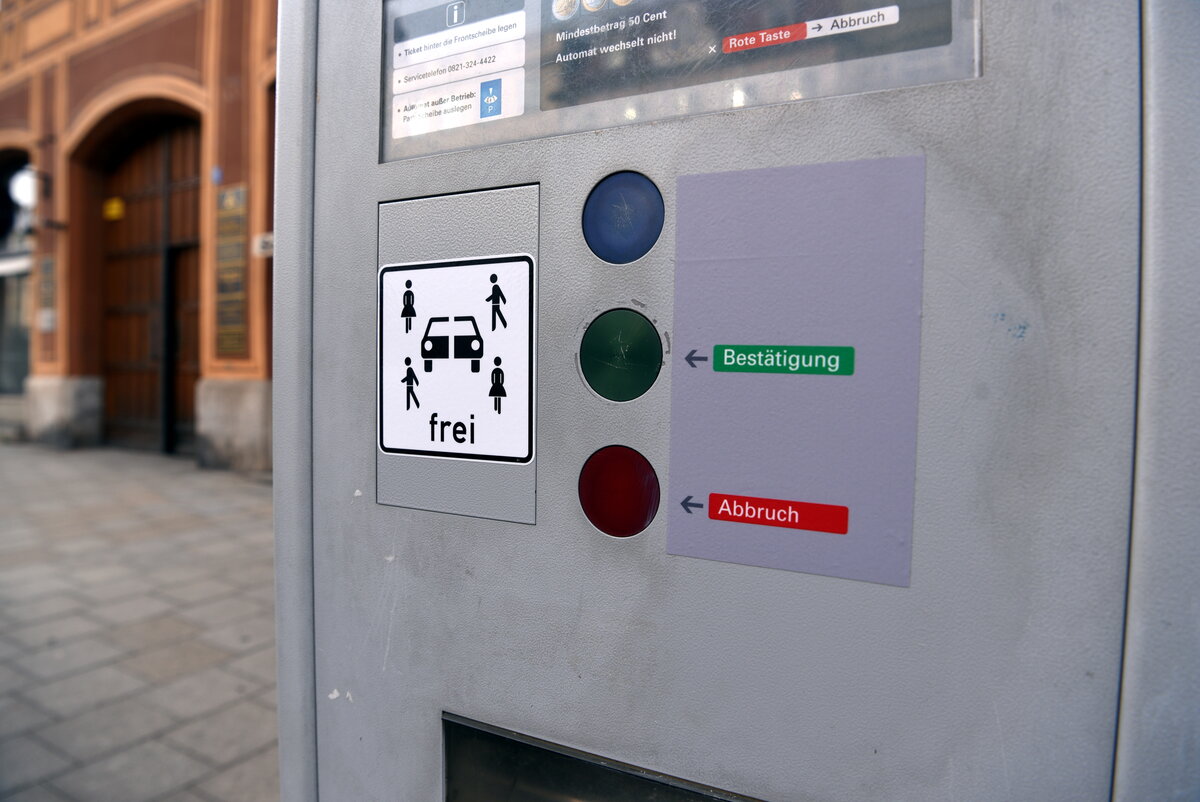 CarsharingFahrzeuge parken in Augsburg kostenlos