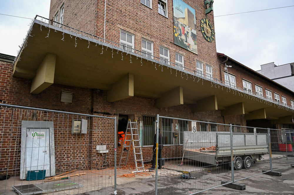Ab Donnerstag, 20. November, beginnen die Durchbrucharbeiten für eine bessere Verbindung zwischen Fleischhalle und Bauernmarkt