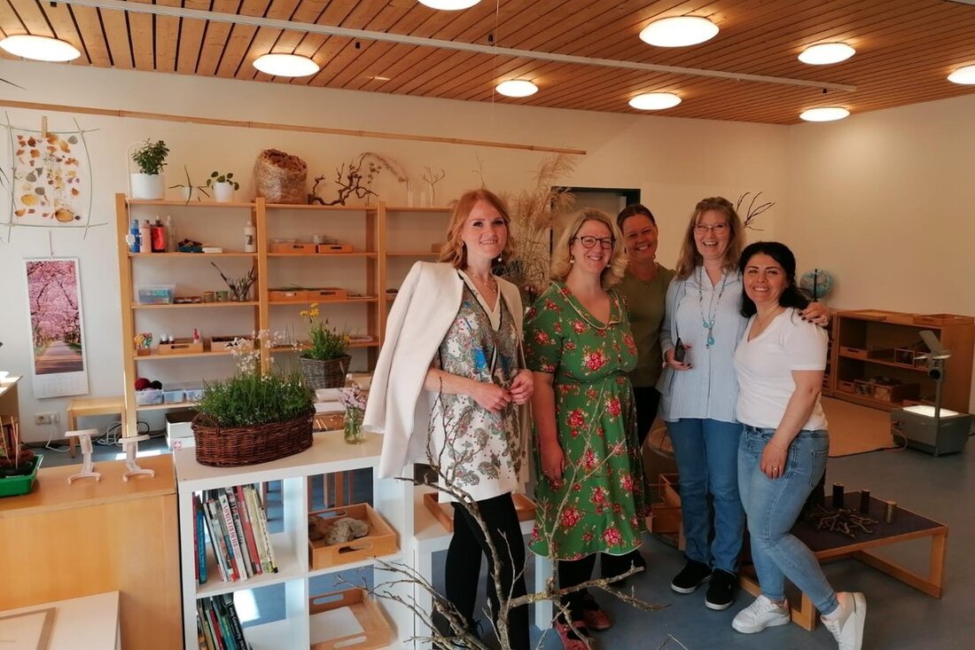 V.l.n.r.: Sara Kleiter, Marianne Frey, Susann Empell und Maysam Abbas