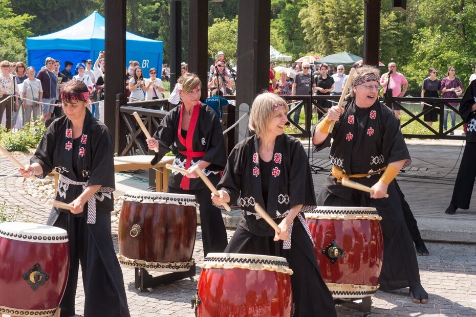 Vorbereitungen für das Japanische Frühlingsfest