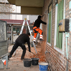 Ab Donnerstag, 20. November, beginnen die Durchbrucharbeiten für eine bessere Verbindung zwischen Fleischhalle und Bauernmarkt