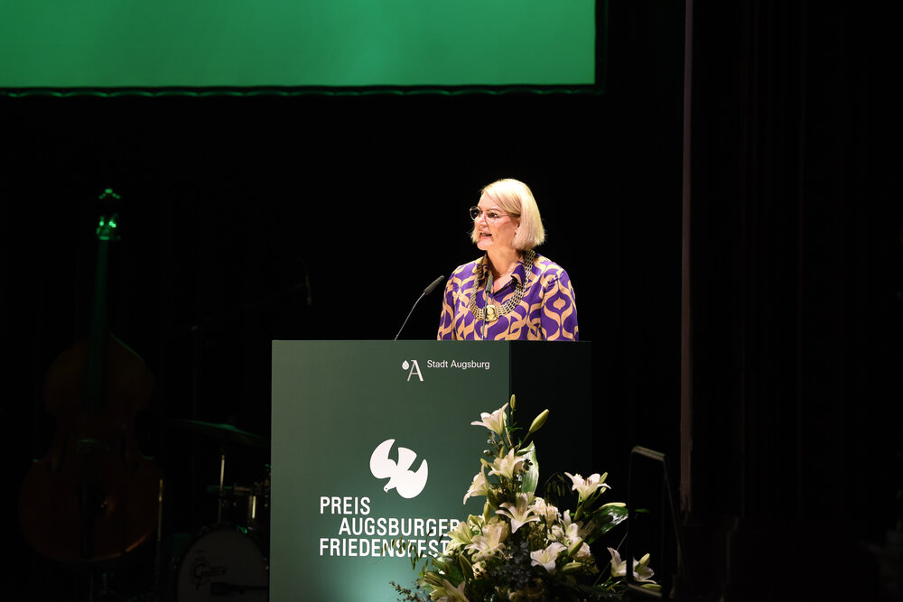 Verleihung des Augsburger Friedenspreises 2025 an Dr. Josef Schuster, Vorsitzender des Zentralrats der Juden in Deutschland.