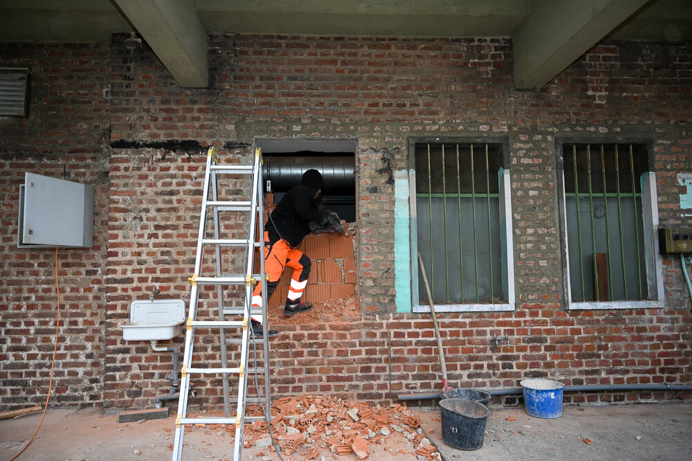 Ab Donnerstag, 20. November, beginnen die Durchbrucharbeiten für eine bessere Verbindung zwischen Fleischhalle und Bauernmarkt