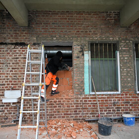 Ab Donnerstag, 20. November, beginnen die Durchbrucharbeiten für eine bessere Verbindung zwischen Fleischhalle und Bauernmarkt