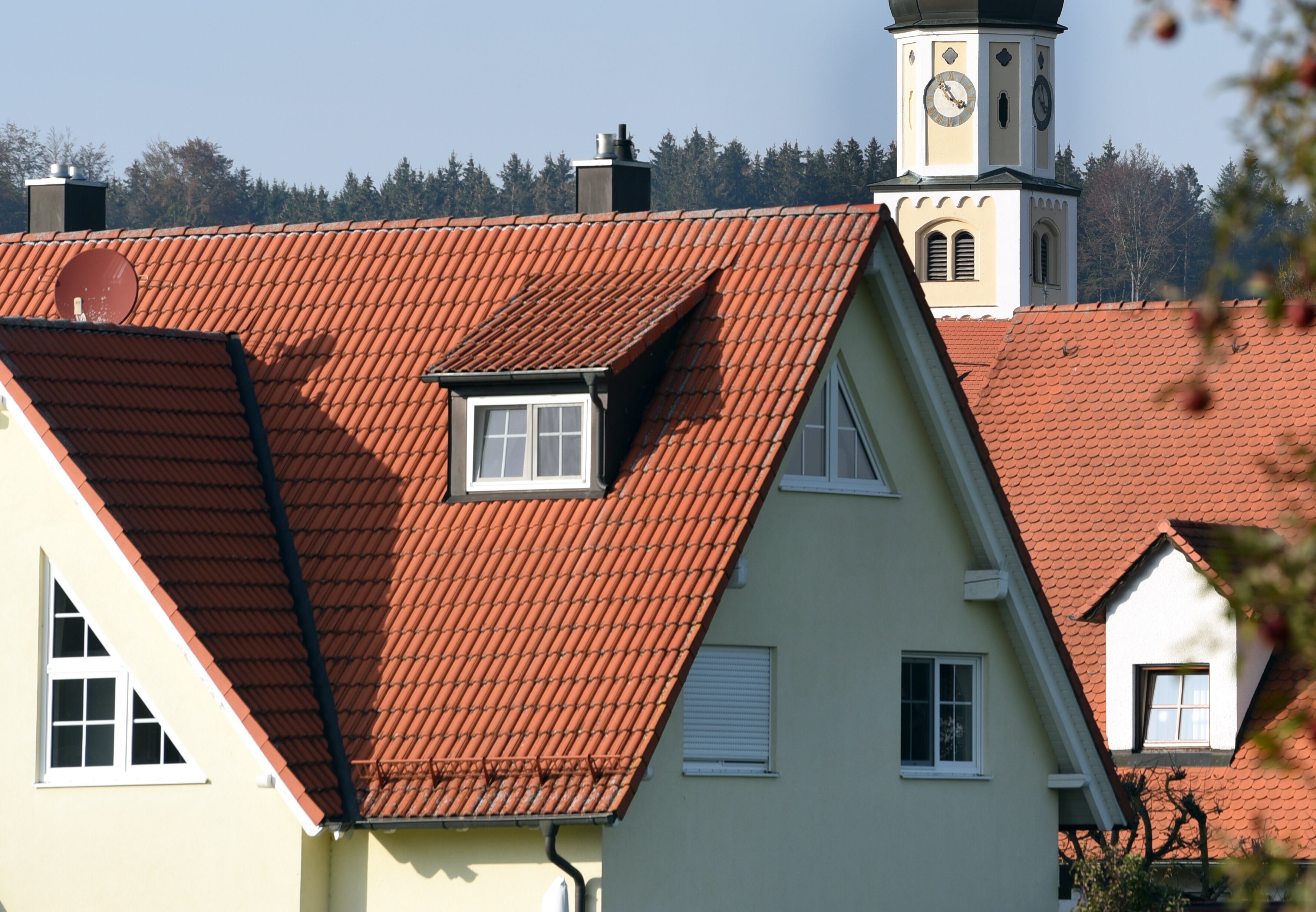 Blick auf ein Dachgeschoss
