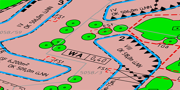 Auszug aus dem Entwurf der Planzeichnung des Bebauungsplanes Nr. 893. 20190916_BP893_Planzeichnung_Entwurf.jpg