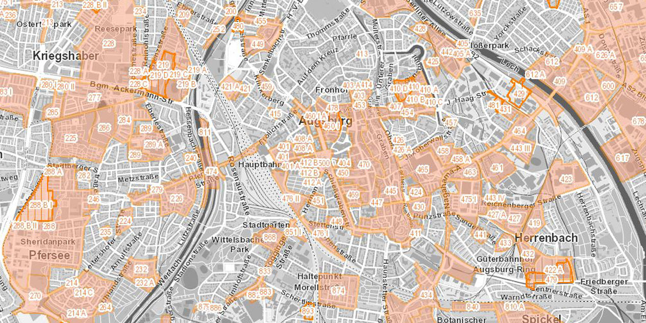 Planungsrechtsauskunft der Stadt Augsburg