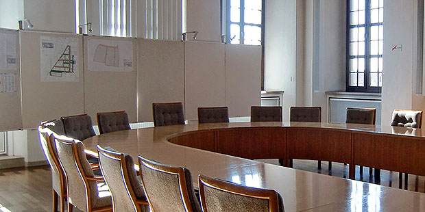 Sitzungszimmer im Rathaus