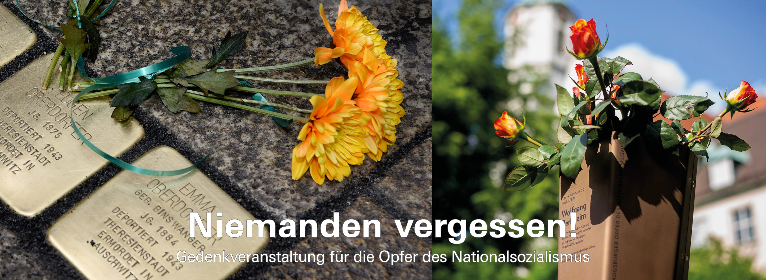 Gedenken an die Opfer des Nationalsozialismus