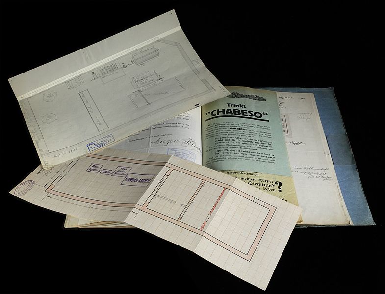 Akt zum Ausschank von alkoholfreien Getränken im Anwesen B 27 / Maximilianstraße 56; 1912–1920; Band, Papier, geheftet, 35 cm h x 23 cm b x 0,5 cm t; Stadtarchiv Augsburg, HAV Aktengebiet 2 (Polizeiwesen) – Bestand 32, Nr. 594.