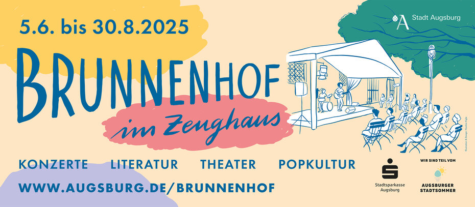 Für drei Monate steht der Brunnenhof im Zeughaus wieder ganz im Zeichen der Kultur. Startschuss ist am 5. Juni.