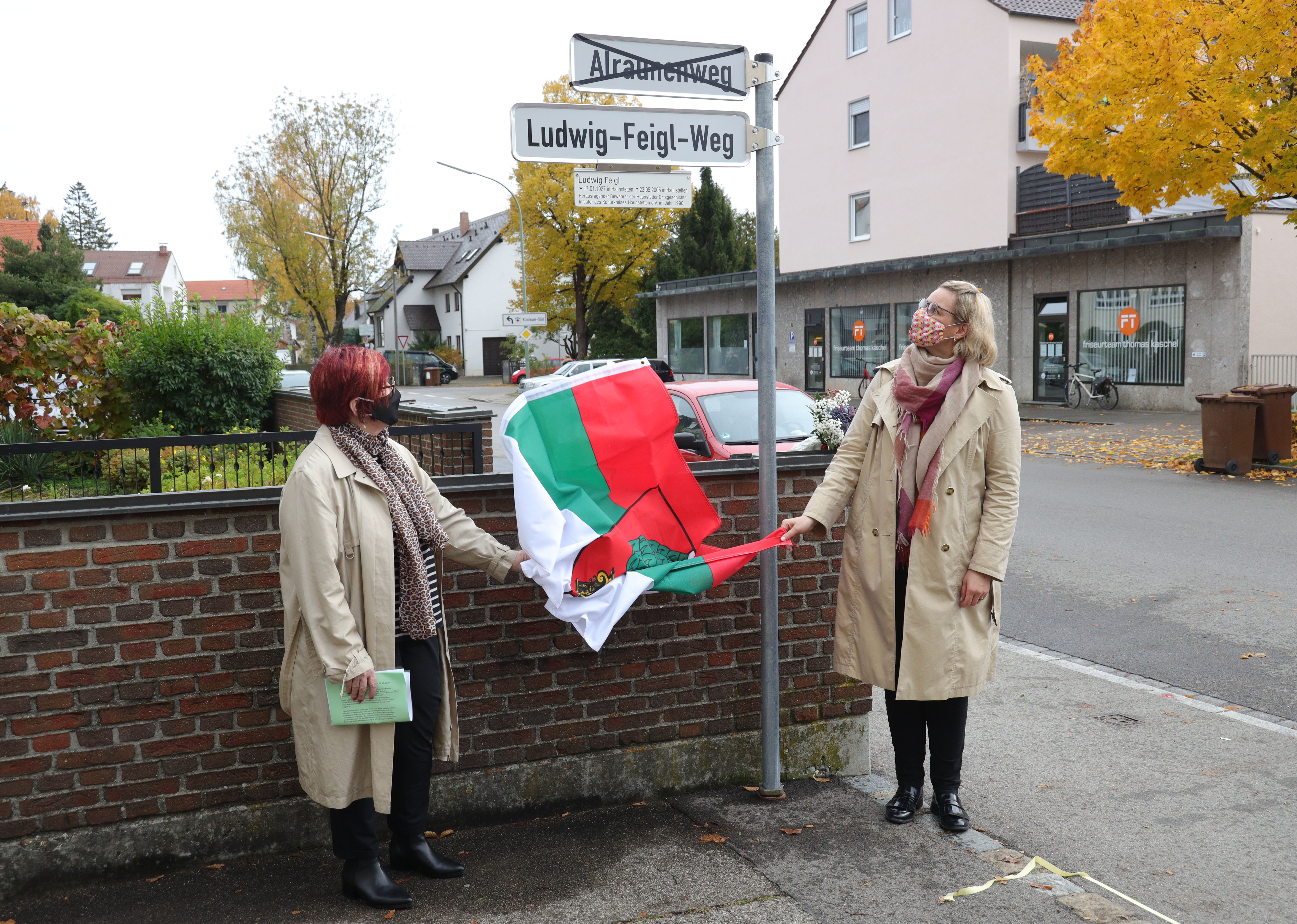 Ludwig-Feigl-Weg. Foto: Michael Hochgemuth/Stadt Augsburg