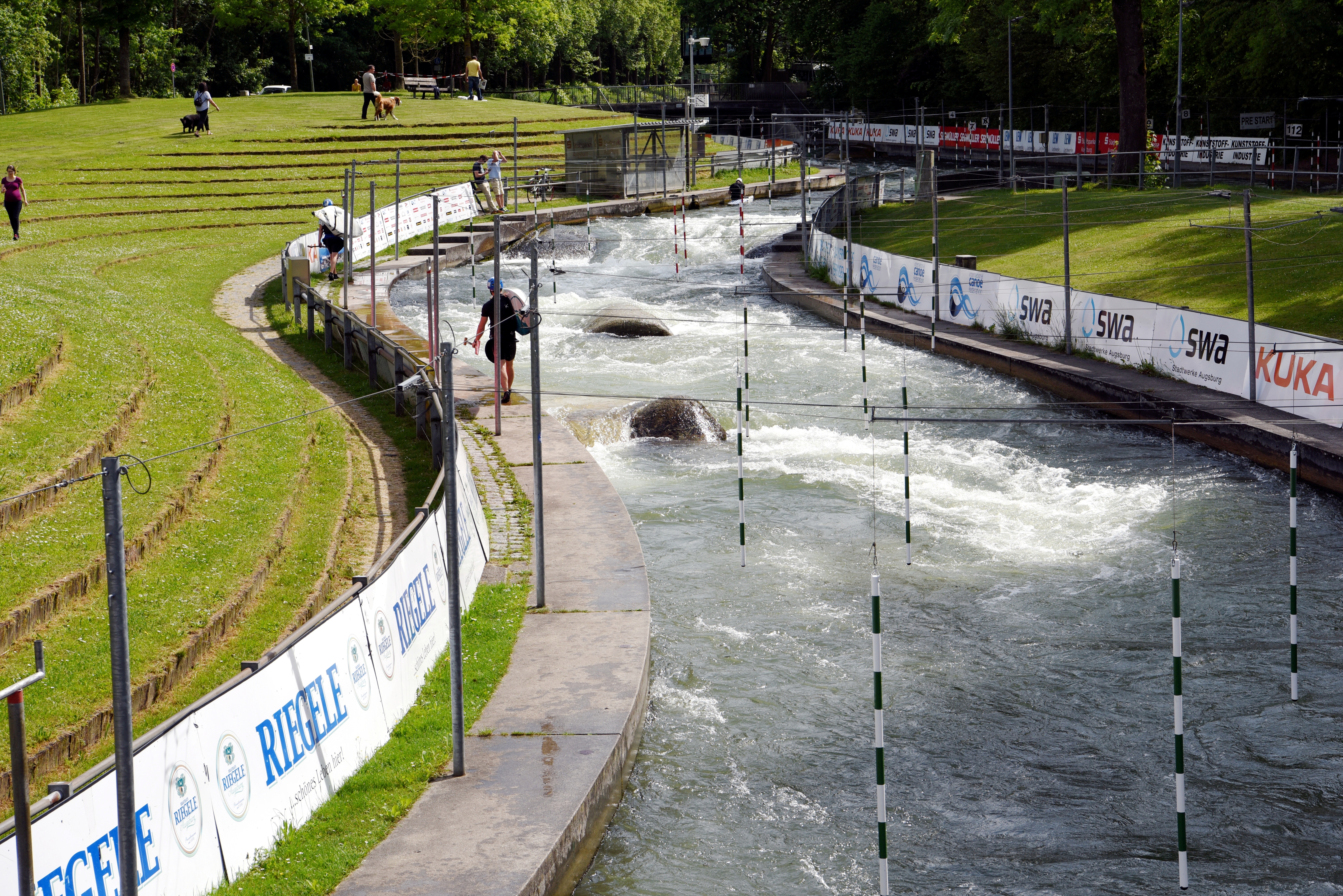 Olympiastrecke am Eiskanal