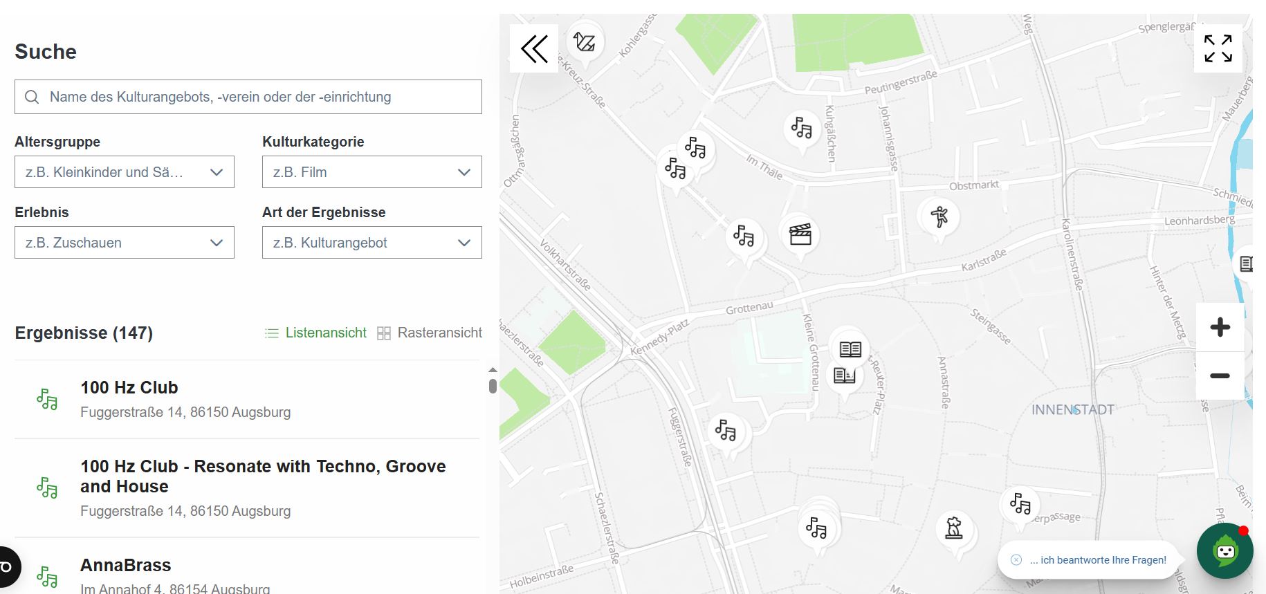 Eine Abbildung der Kulturmap