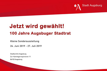 Der erste Stadtrat Augsburgs 